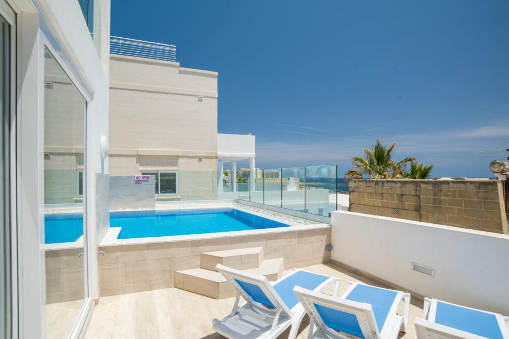 The Sea-Bank Villa Apartments Marsaskala Exteriér fotografie