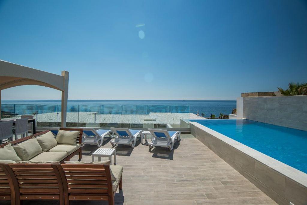 The Sea-Bank Villa Apartments Marsaskala Exteriér fotografie